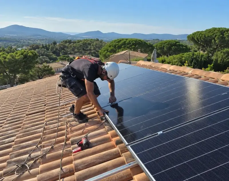 Installateur panneaux solaires Laudun-l'Ardoise — pose photovoltaïque sur toiture