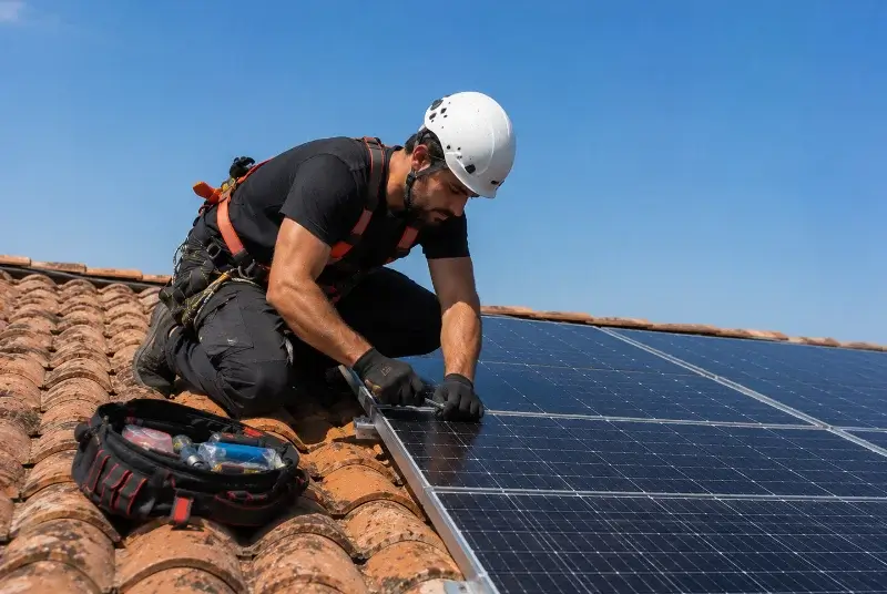 Maintenance et monitoring de panneaux solaires à Laudun-l'Ardoise