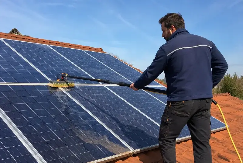 Nettoyage et entretien de panneaux solaires à Laudun-l'Ardoise